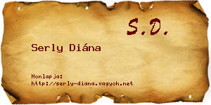 Serly Diána névjegykártya